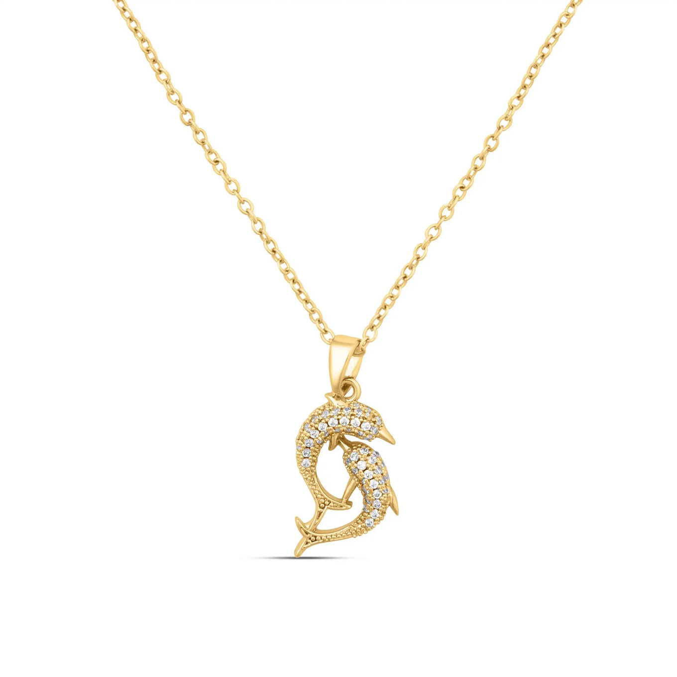 Dolphin Embrace Pendant