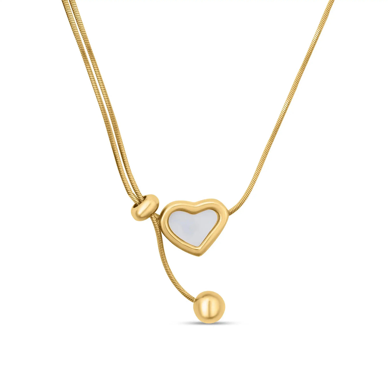 Heart Slider Necklace