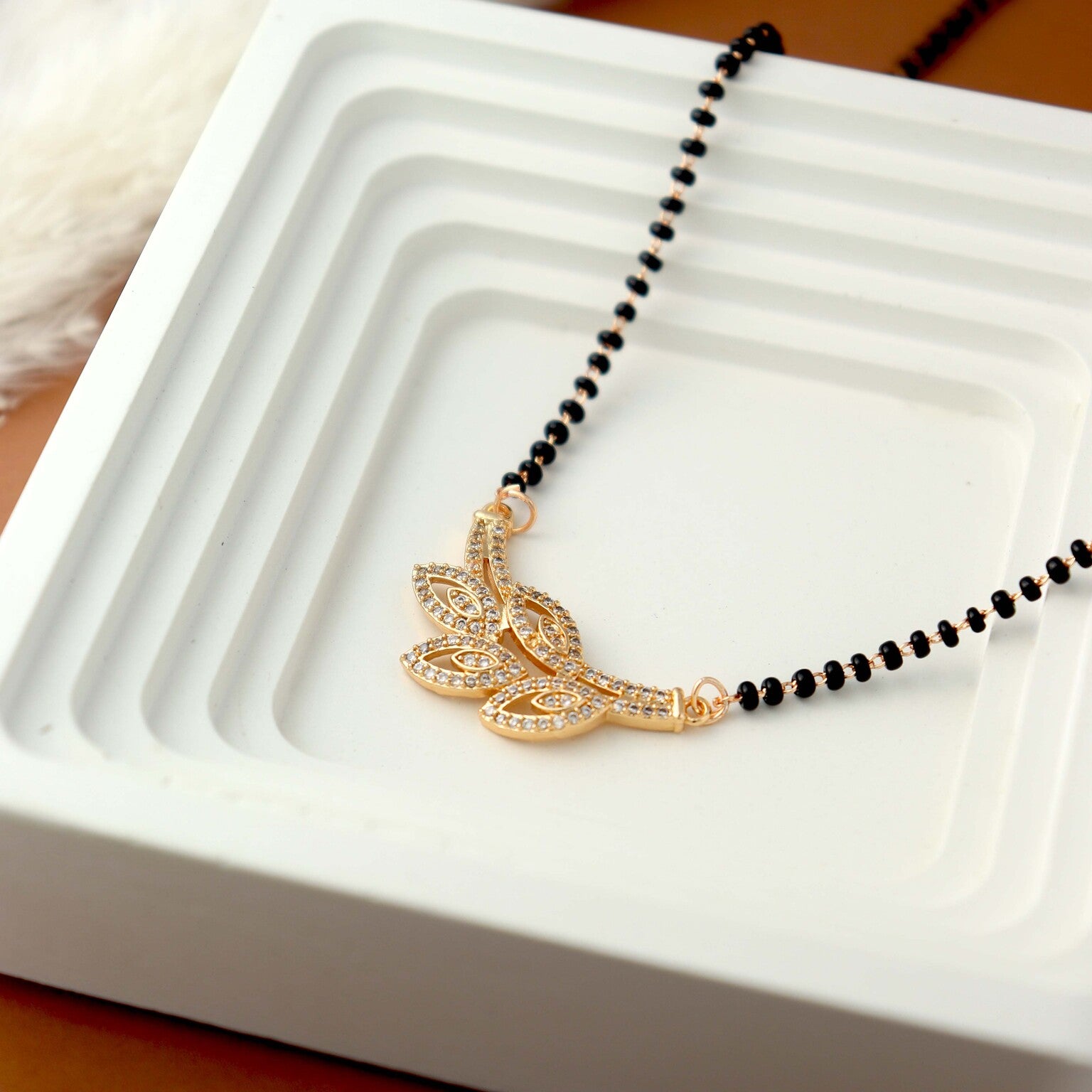 Leafshine Gold-Plated Mangalsutra