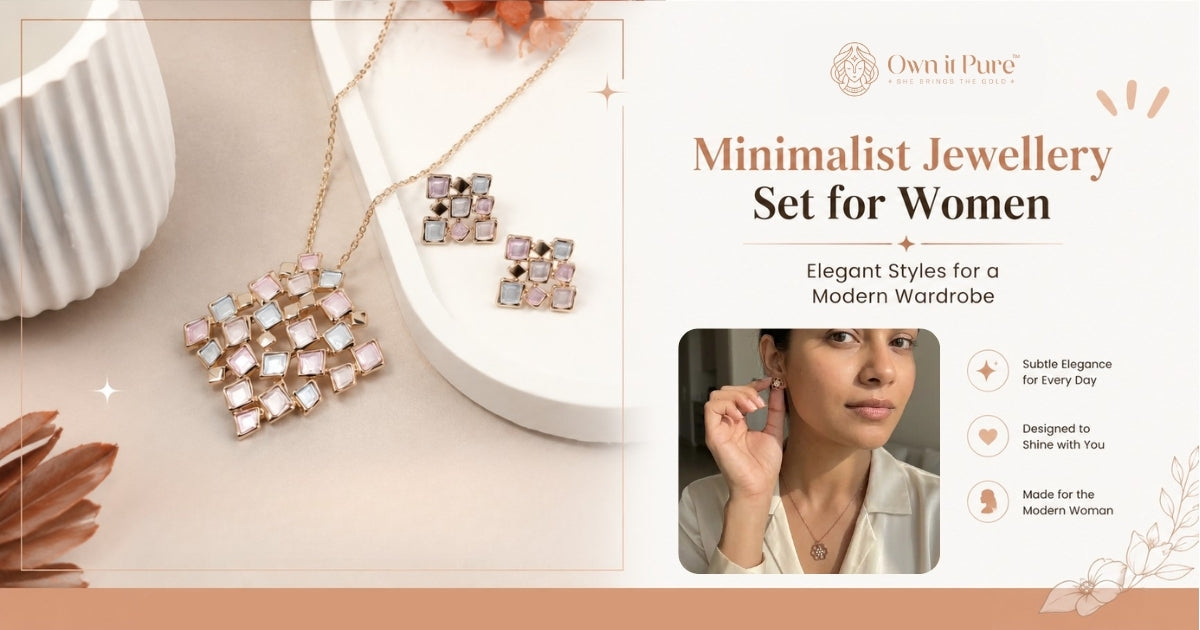 Minimalist Jewellery Set for Women