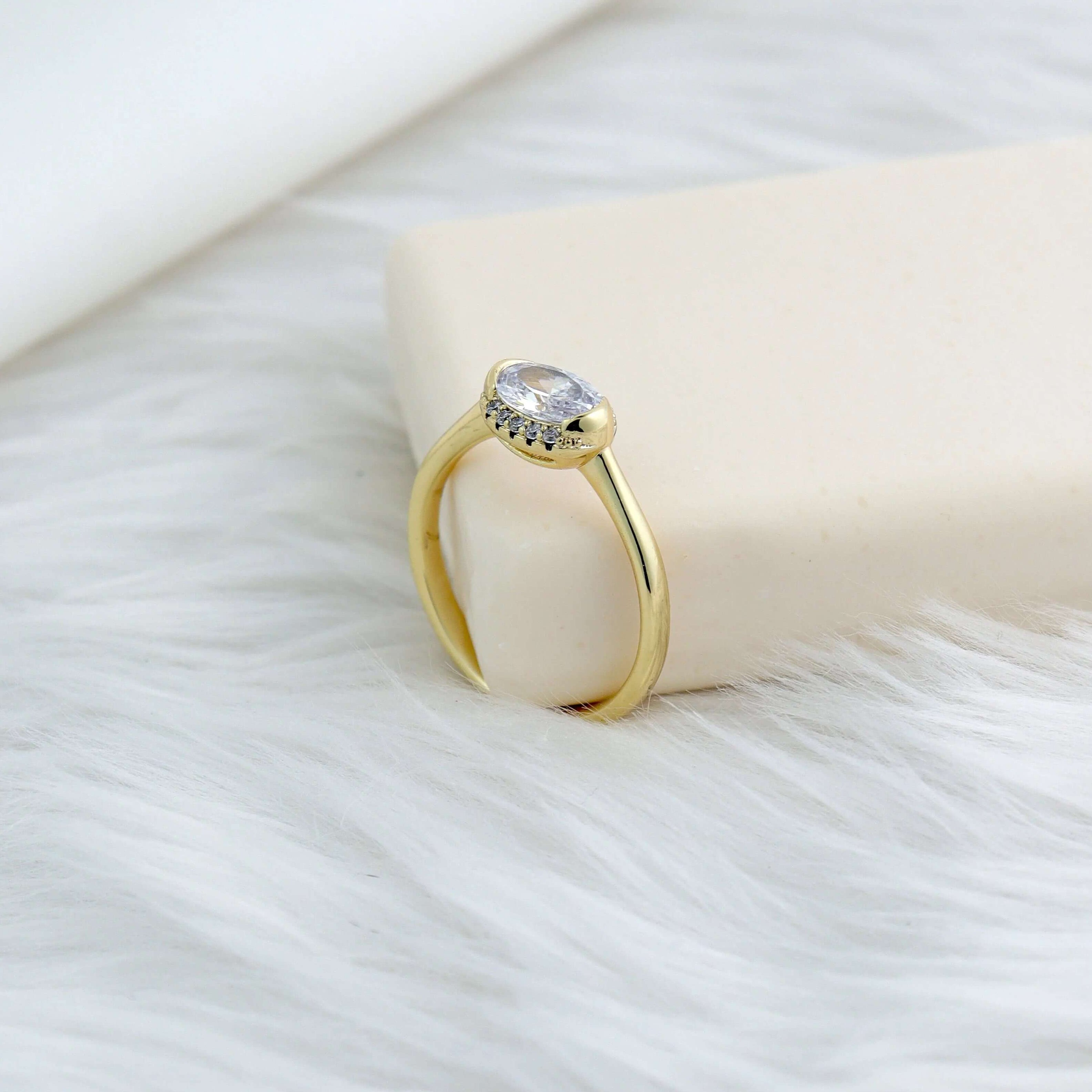 Oval Solitaire Ring - Own It Pure
