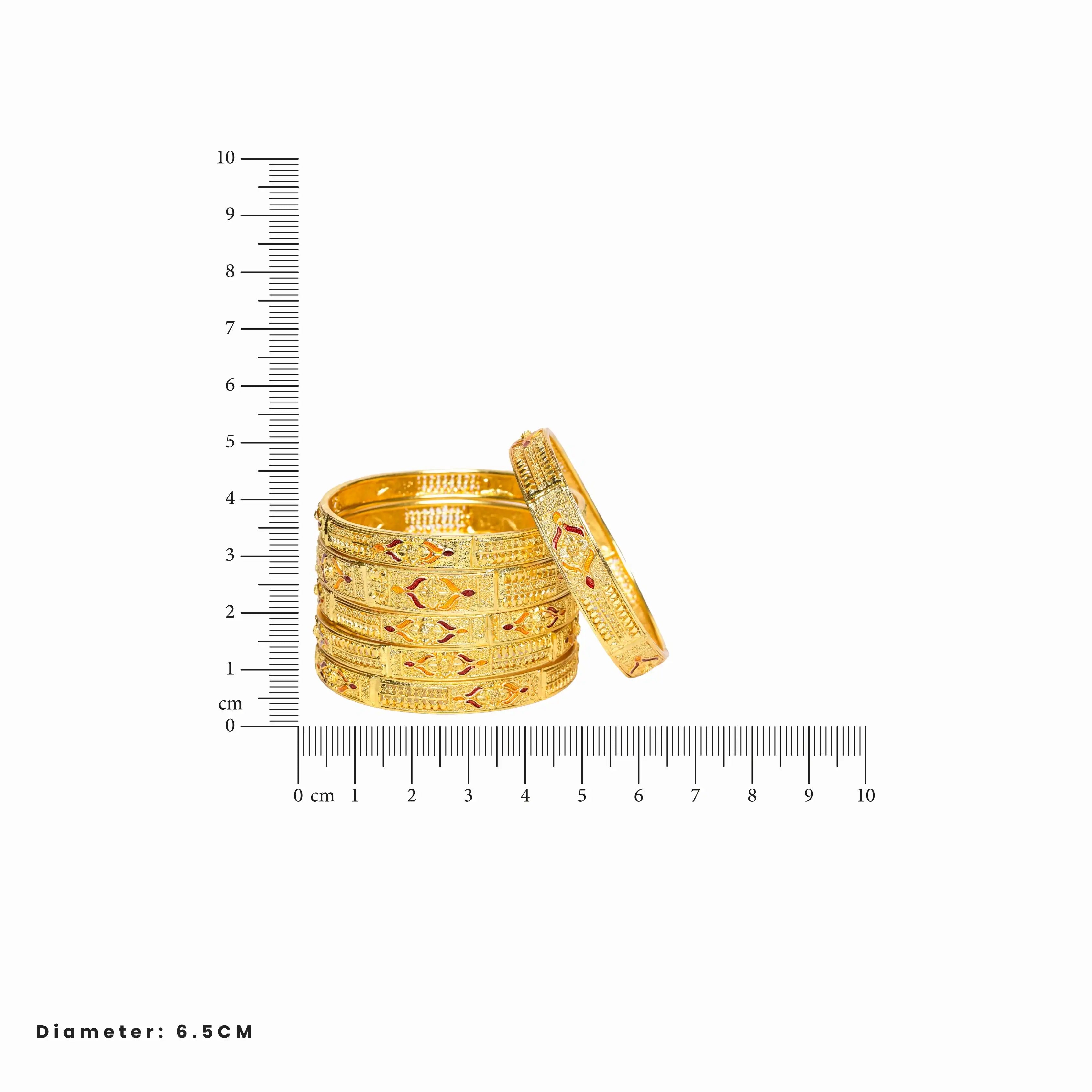 Raktika Gold Bangles