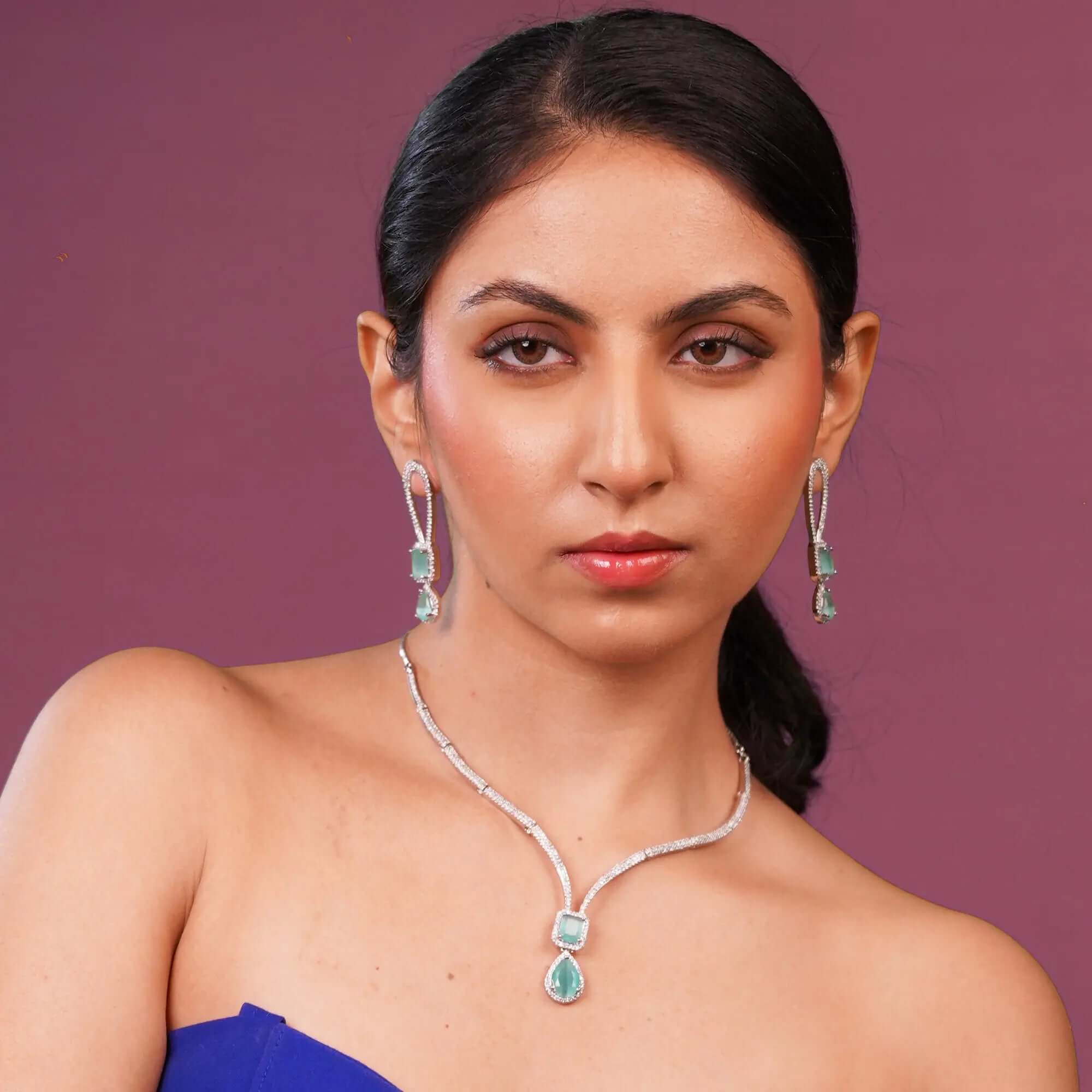 Aqua Necklace Set - Own It Pure