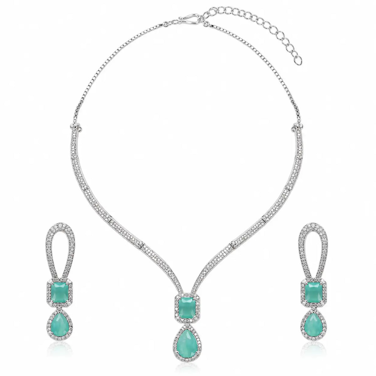 Aqua Necklace Set