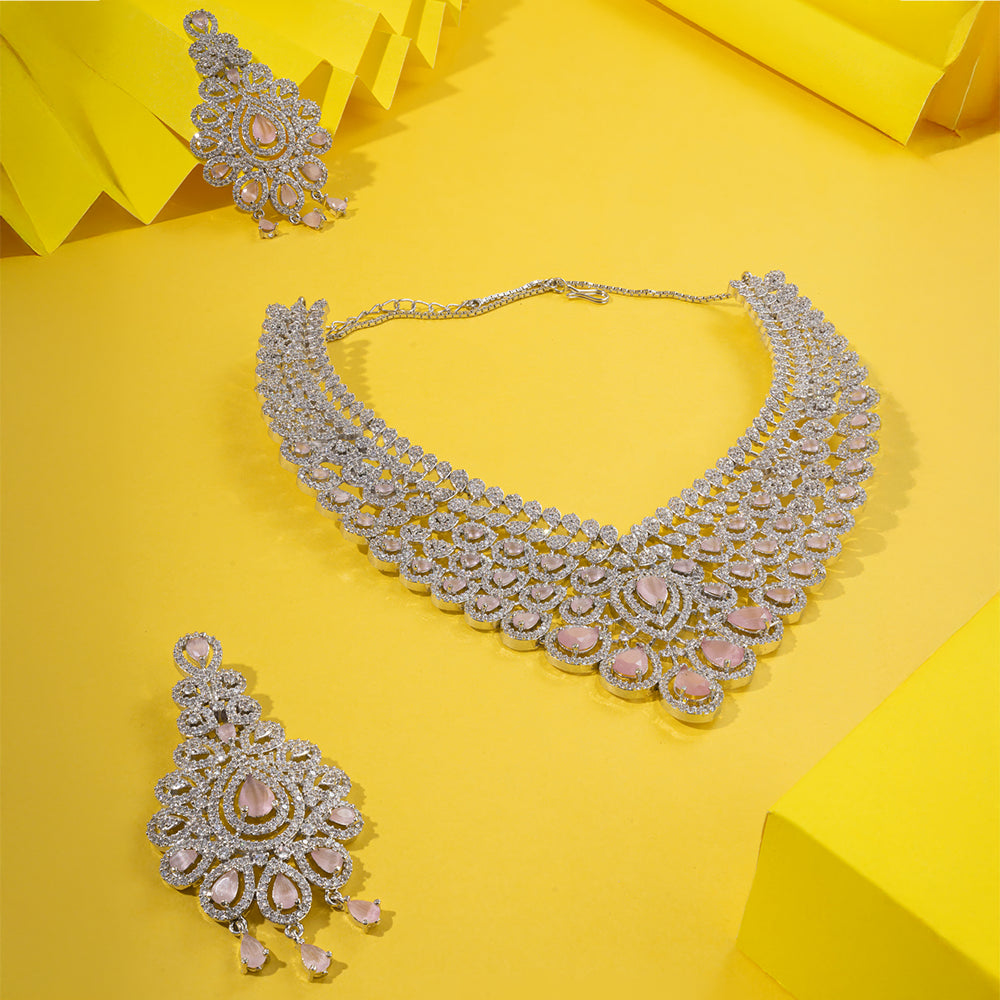 Pink Necklace Set