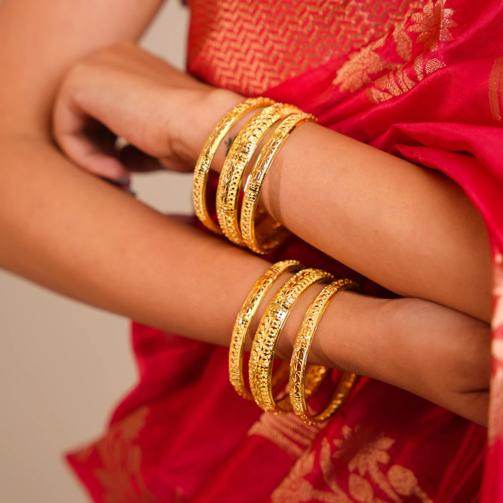 Kanisha Gold Bangles