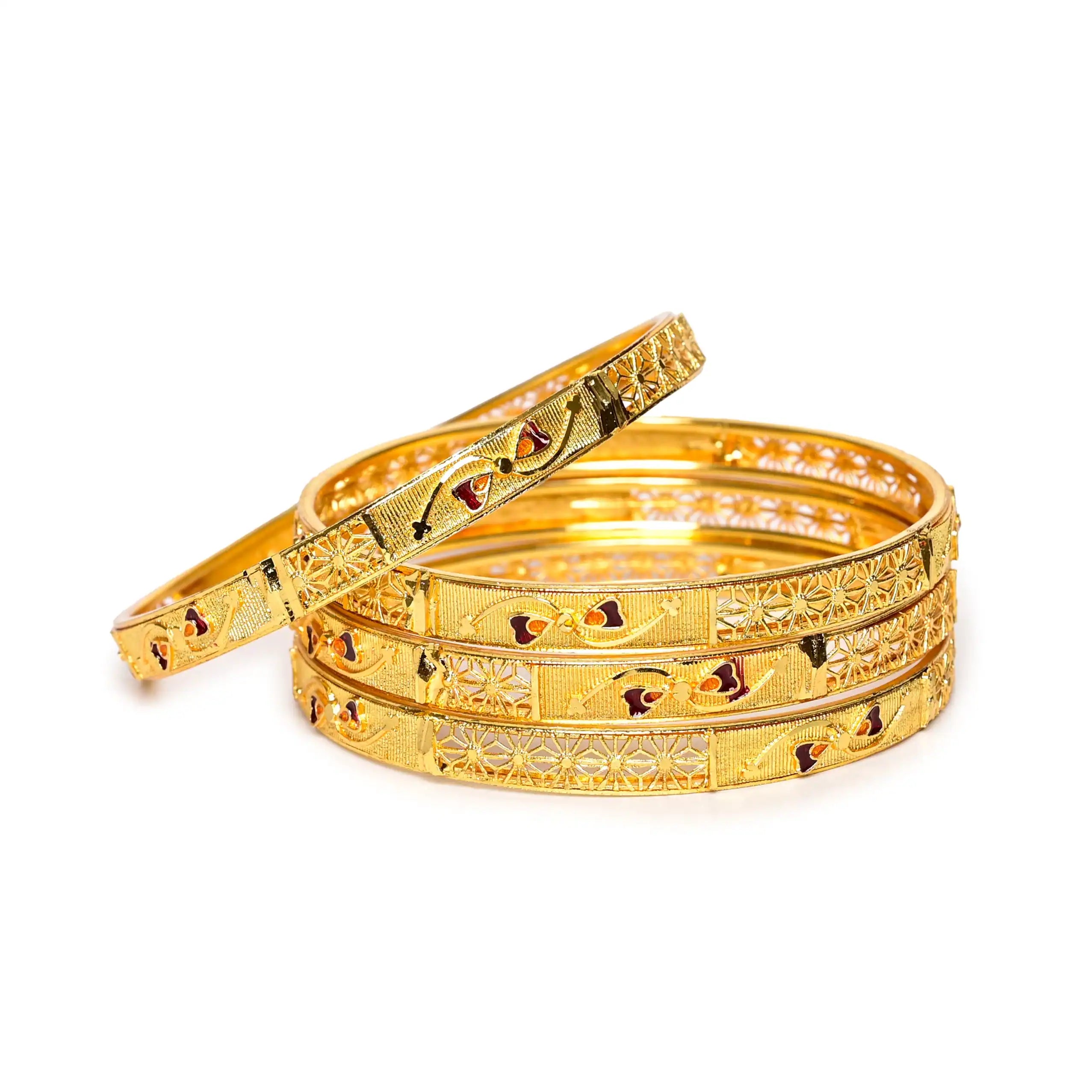 Hrishika Gold Bangles