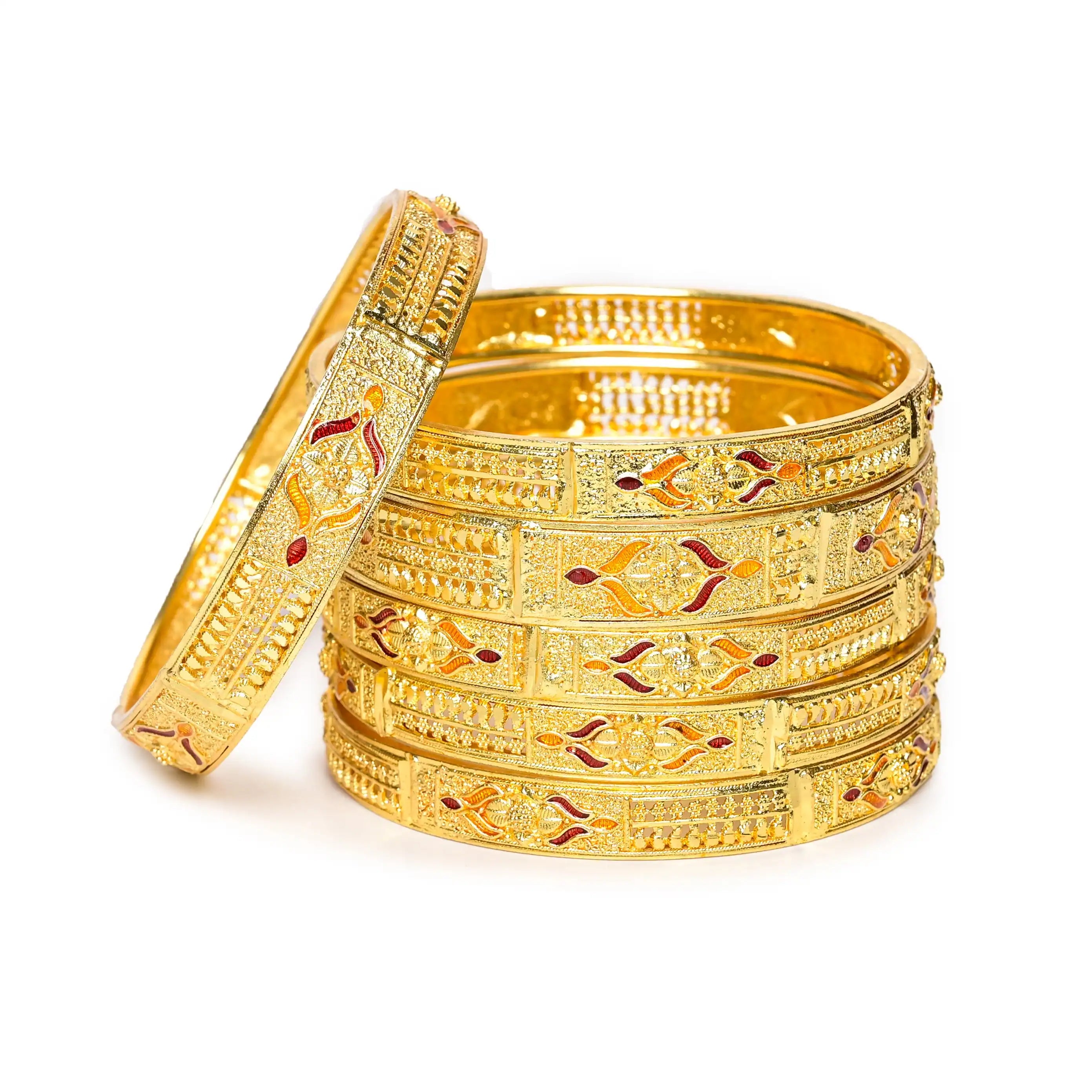 Raktika Gold Bangles