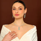 Elegant Aqua Necklace