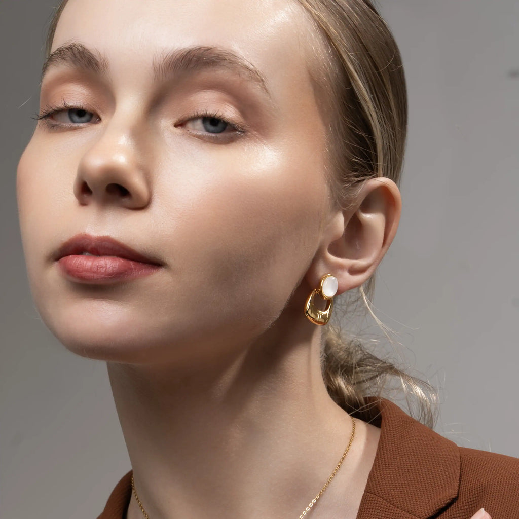 Modern Drop Earrings