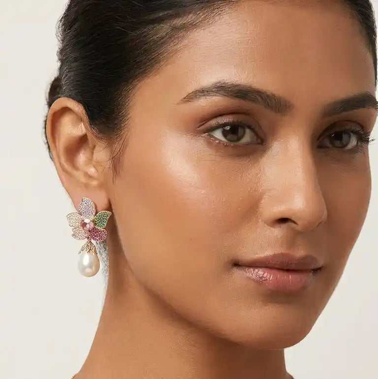 Colorful Petal Earrings