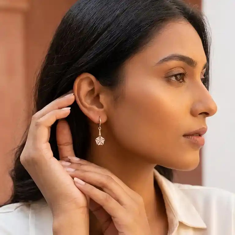 Gold Drop Earrings