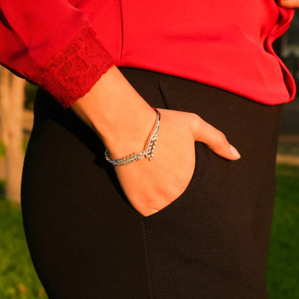 Crystal Fern Cuff