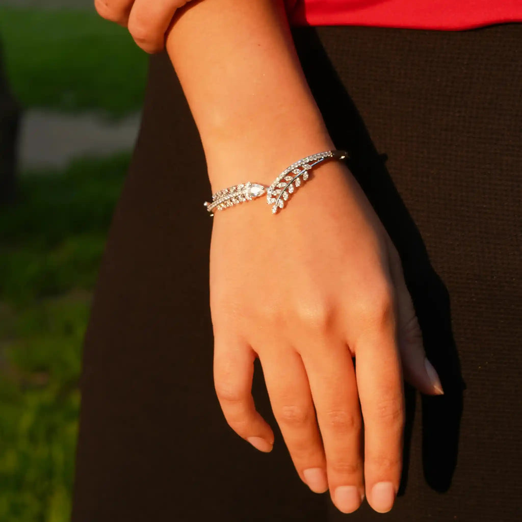 Crystal Fern Cuff