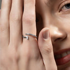 Crystal Arc Ring