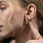 Golden Cascade Earrings