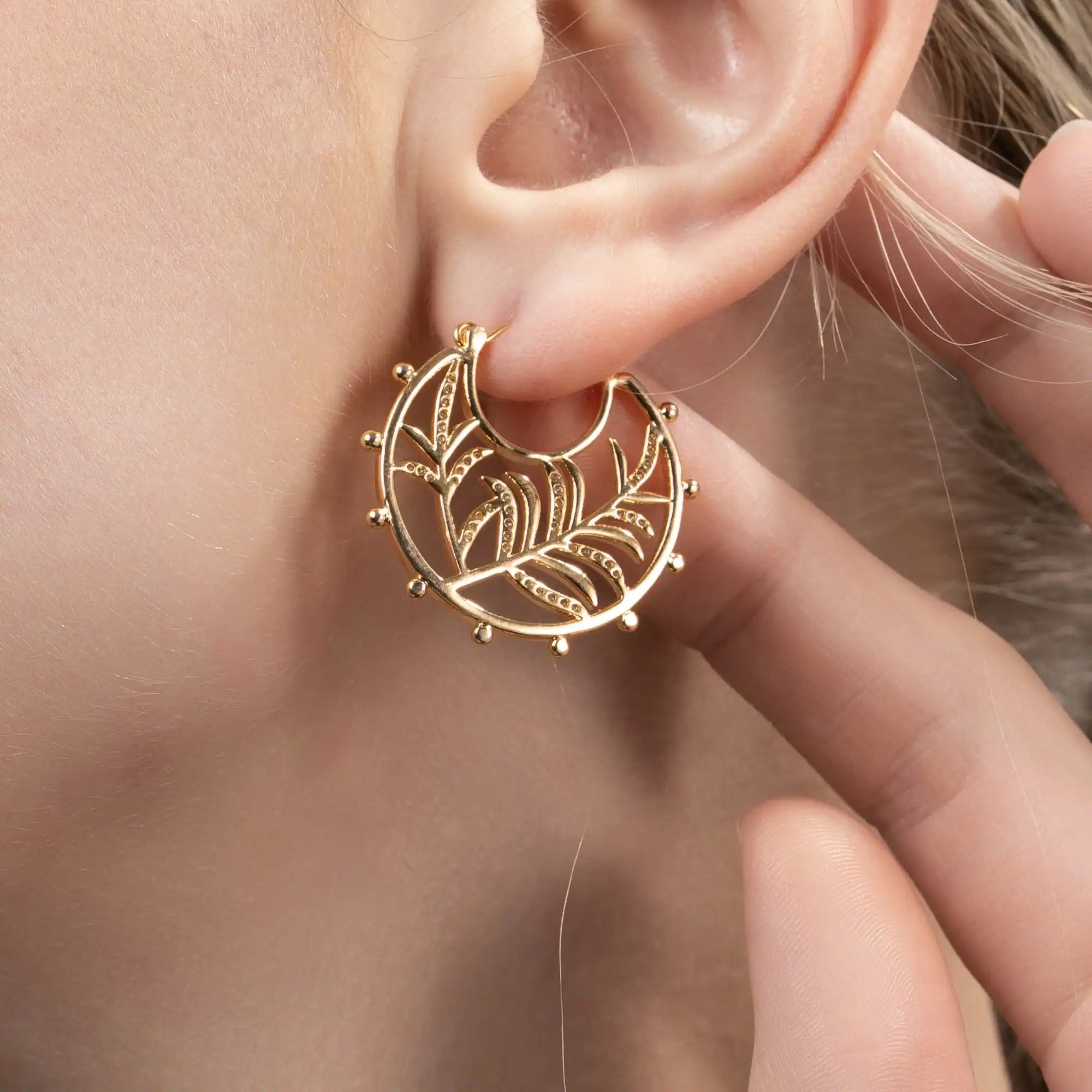 Botanic Charm Hoops