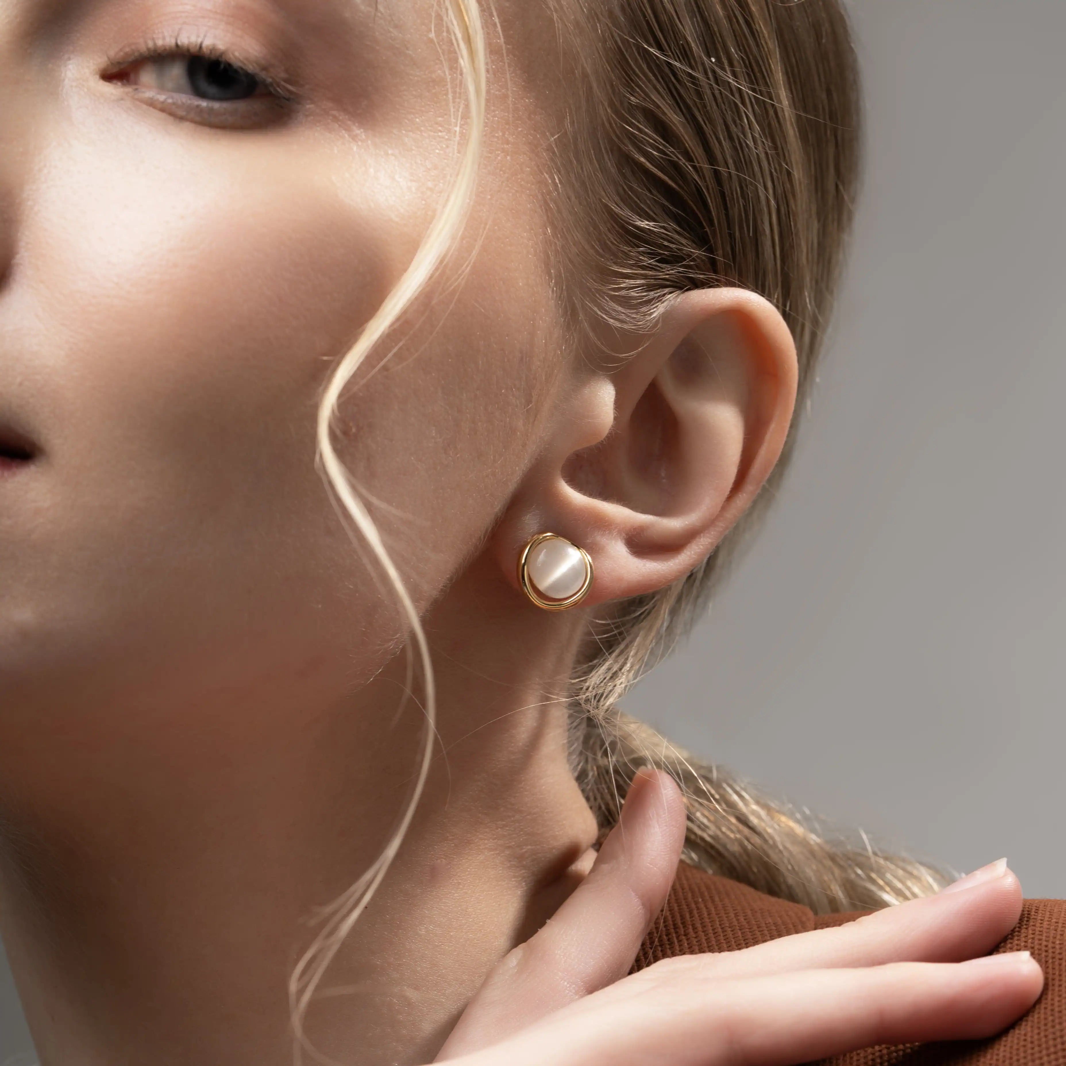 Moon Aura Studs