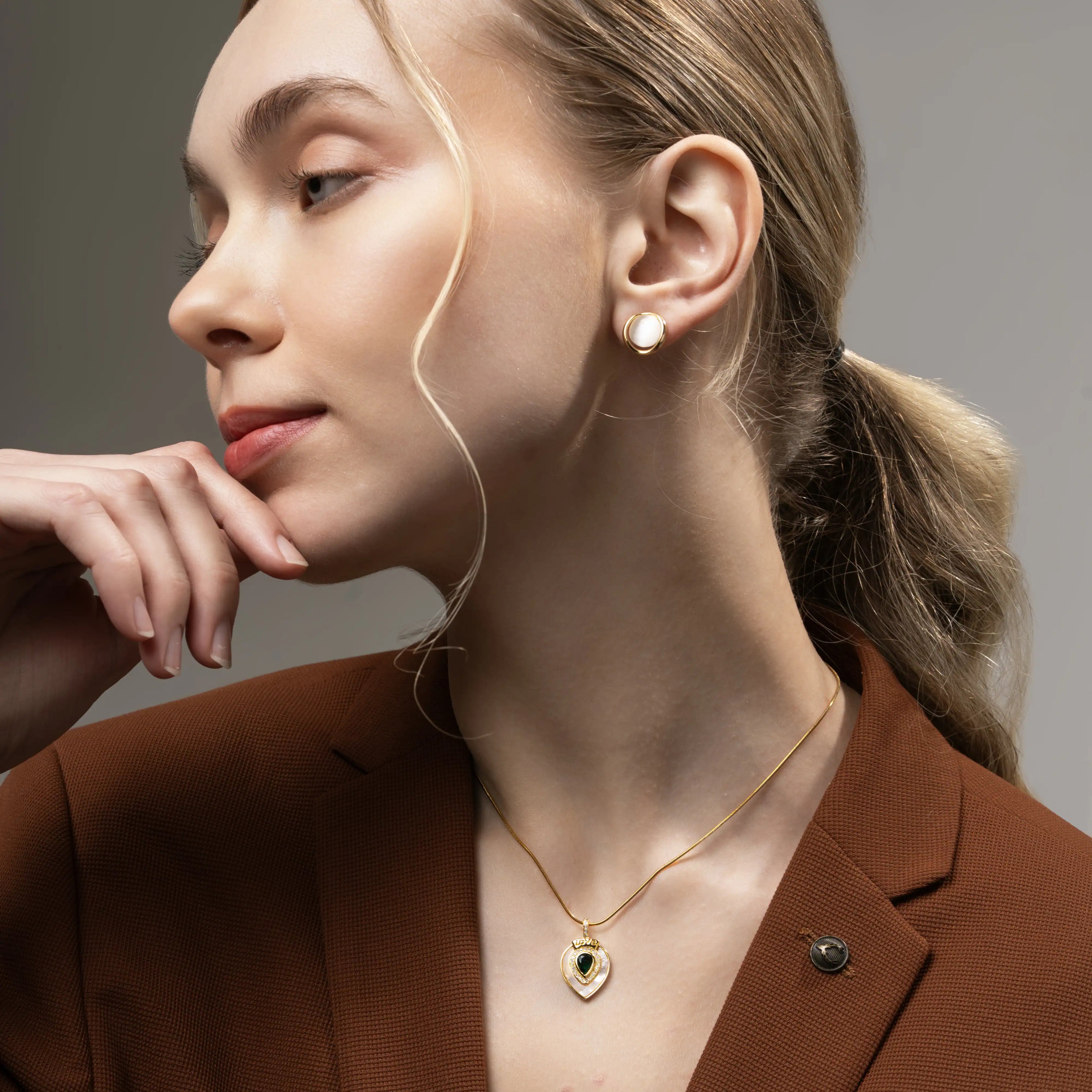 Emerald Love Pendant