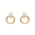 Ivory Halo Earrings