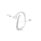 Crystal Arc Ring