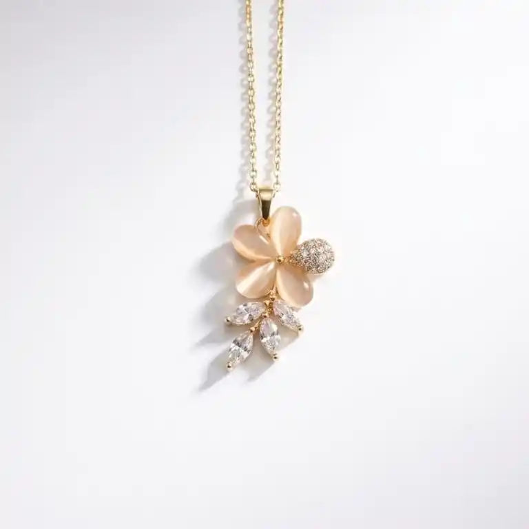 Floral Charm Necklace