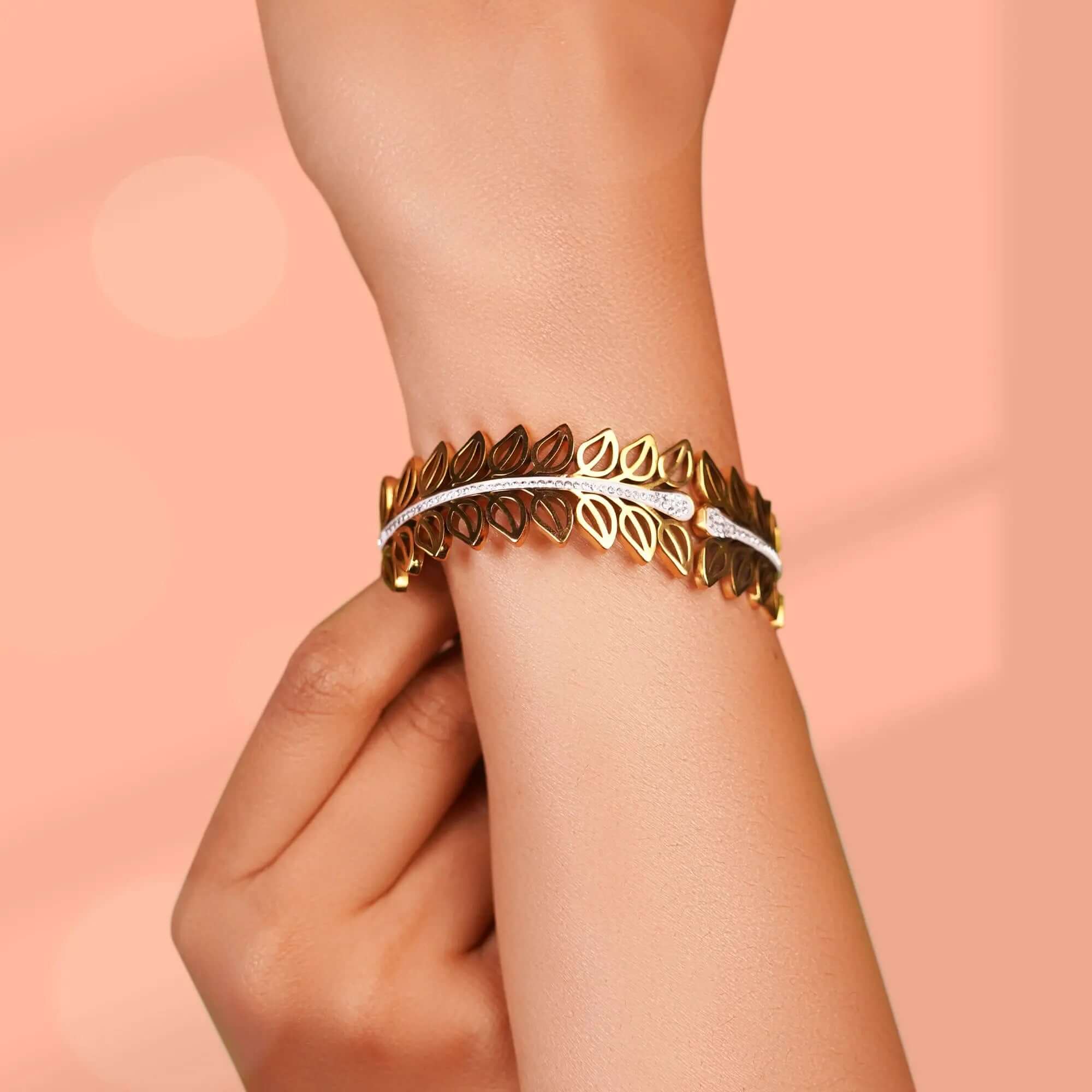 Nature Gold Bracelet