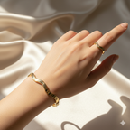 Gold Wave Bracelet