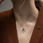 Emerald Love Pendant