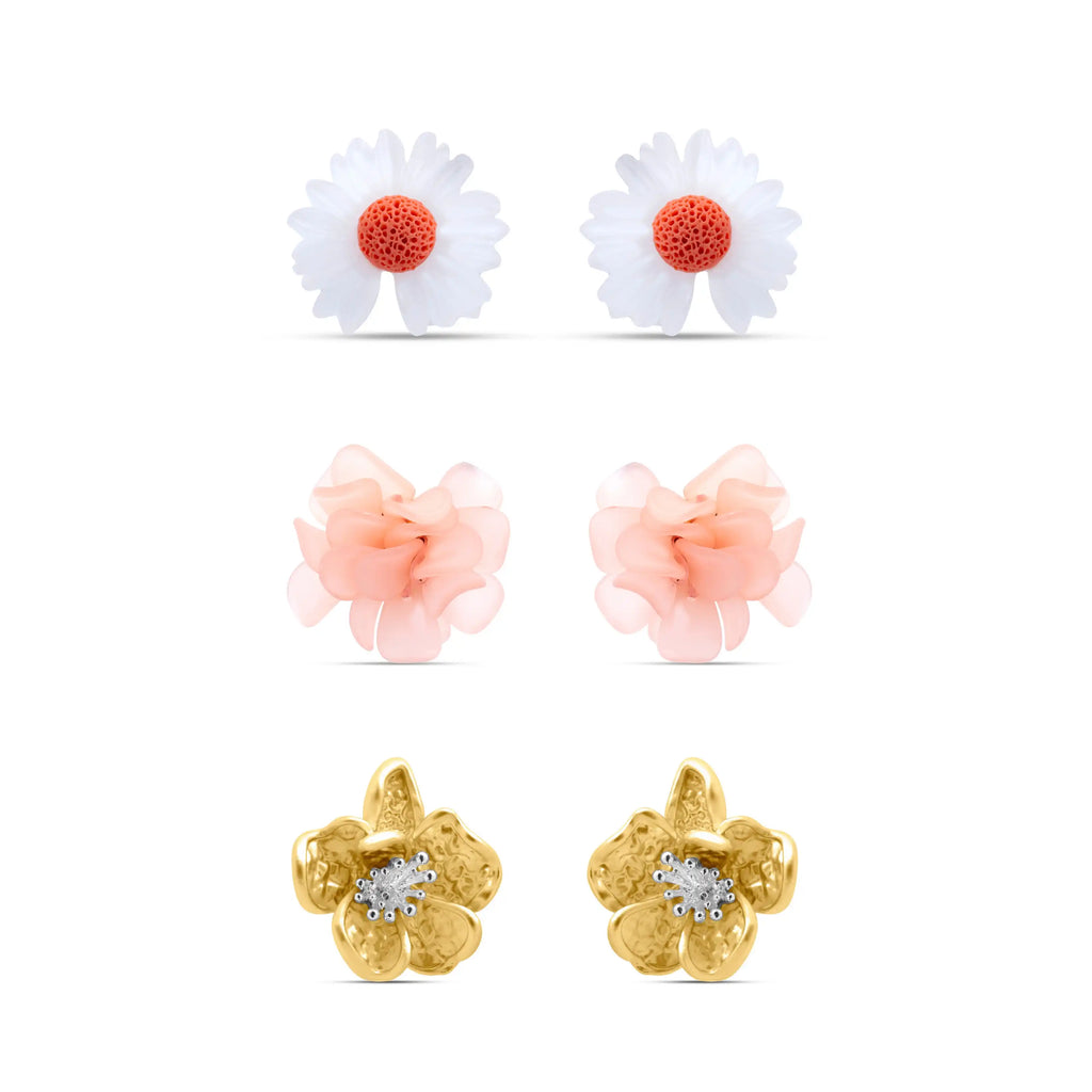 Gold Floral Jewelry