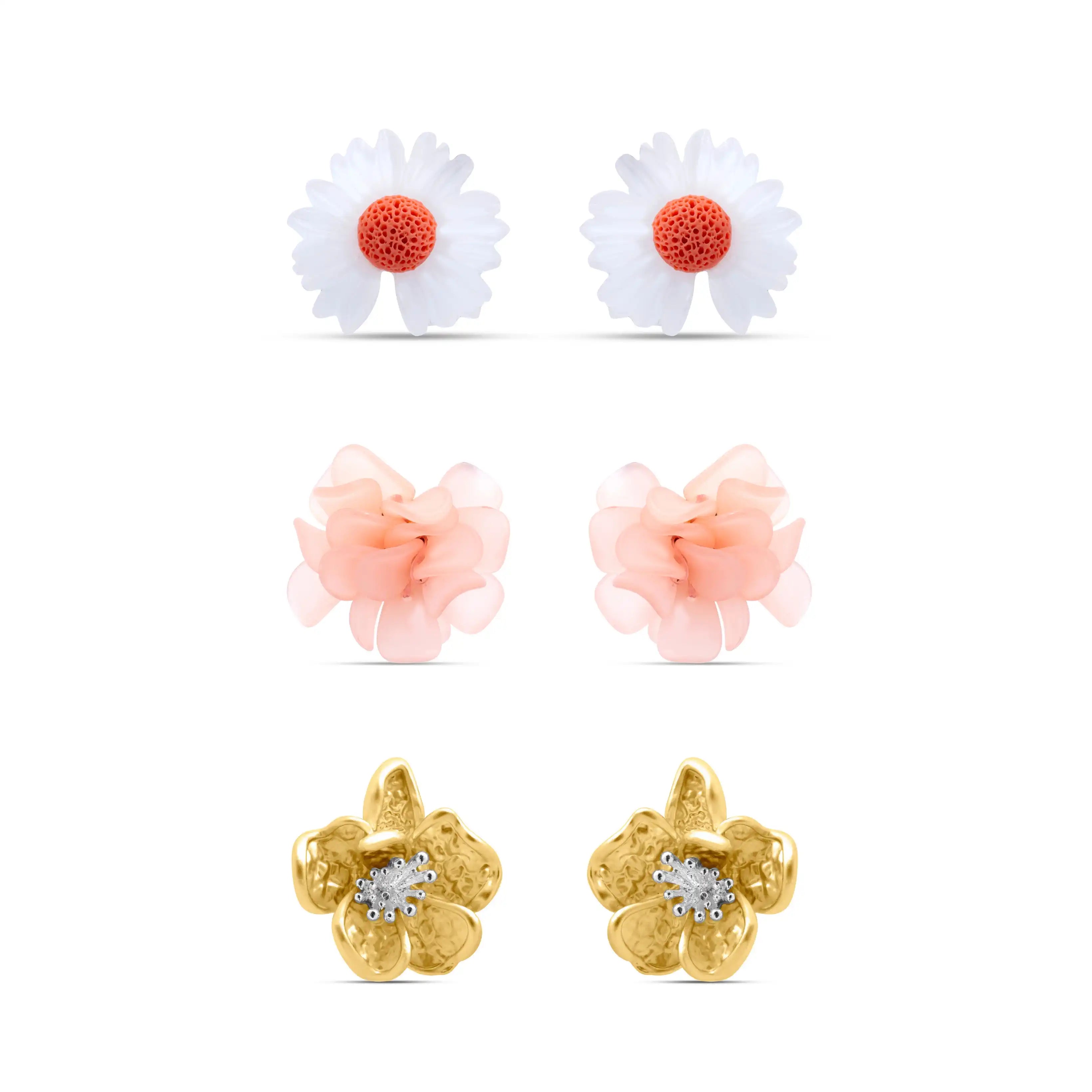 Gold Floral Jewelry