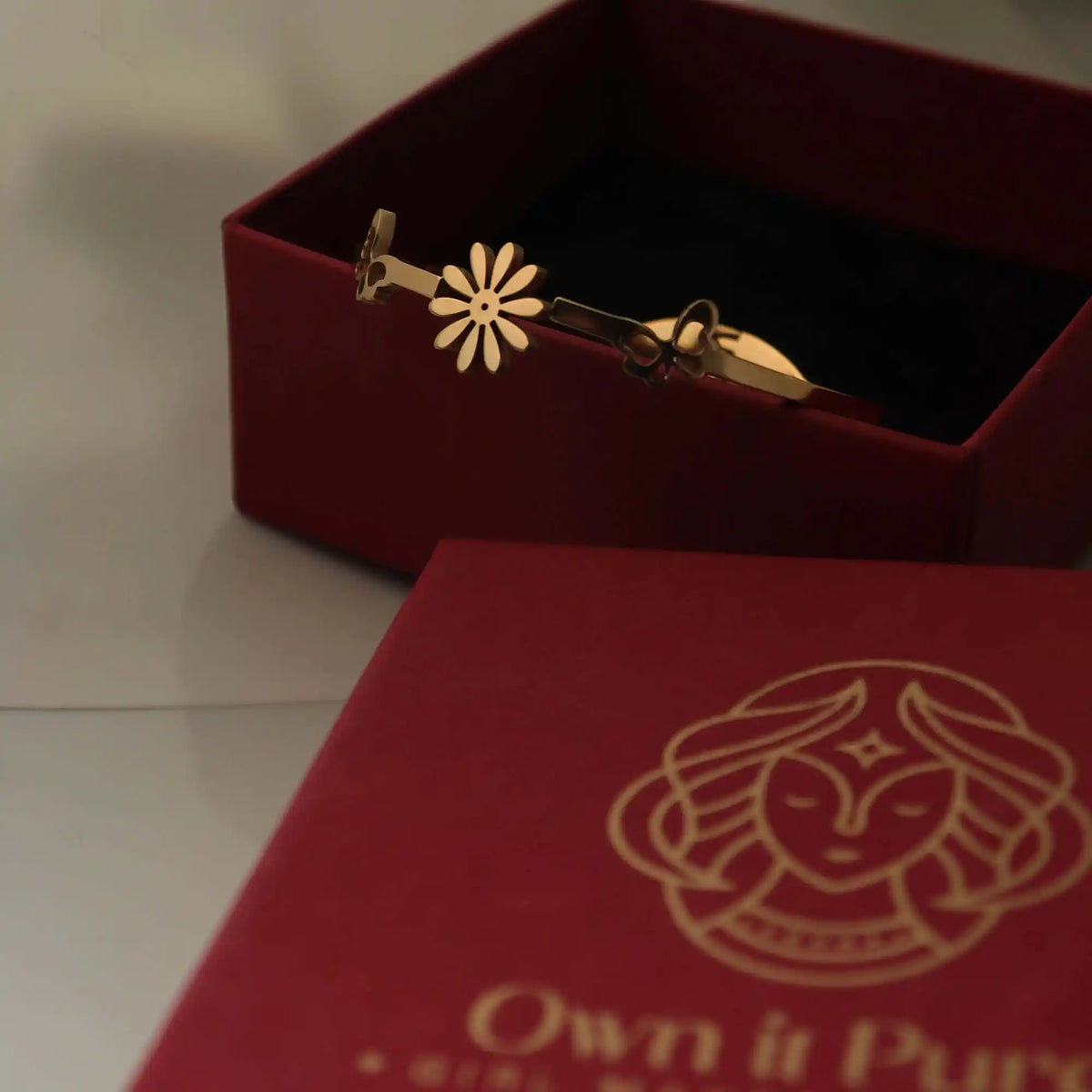 Floral Butterfly Bracelet
