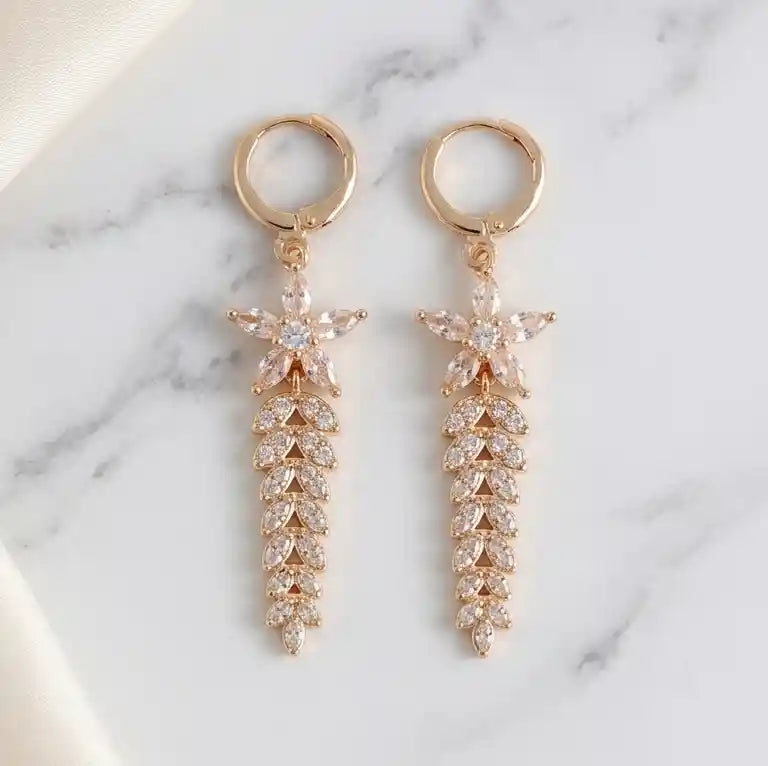 Crystal Floral Drops