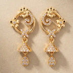 Gold Jhumka Drops