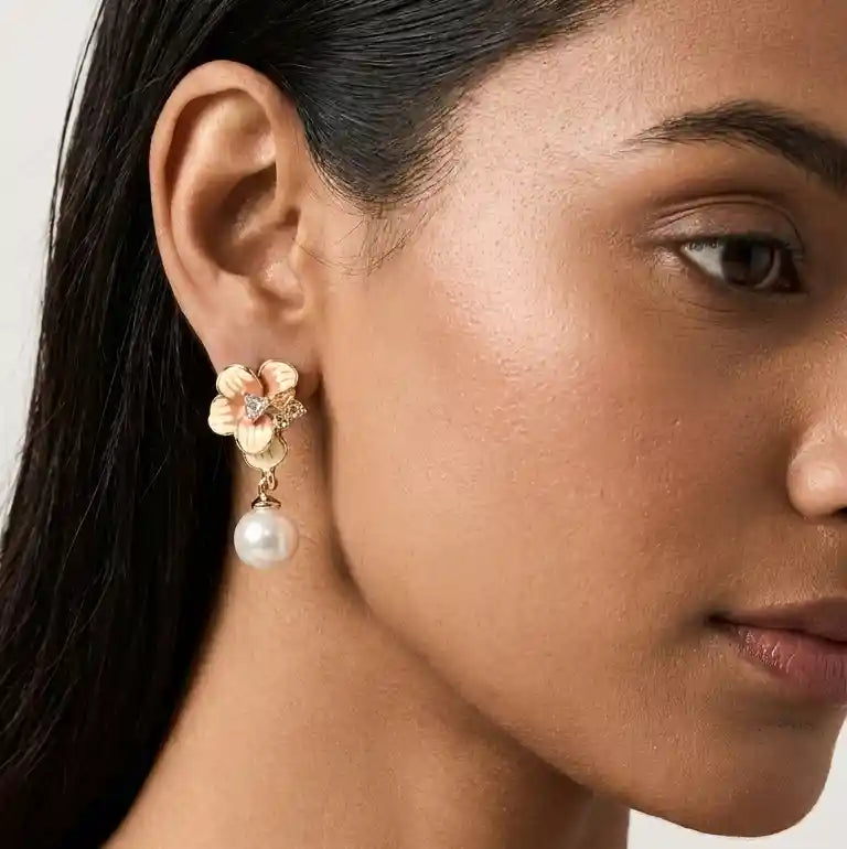 Floral Drop Jewelry