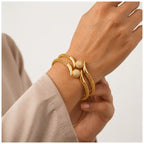 Golden Twirl Bangles