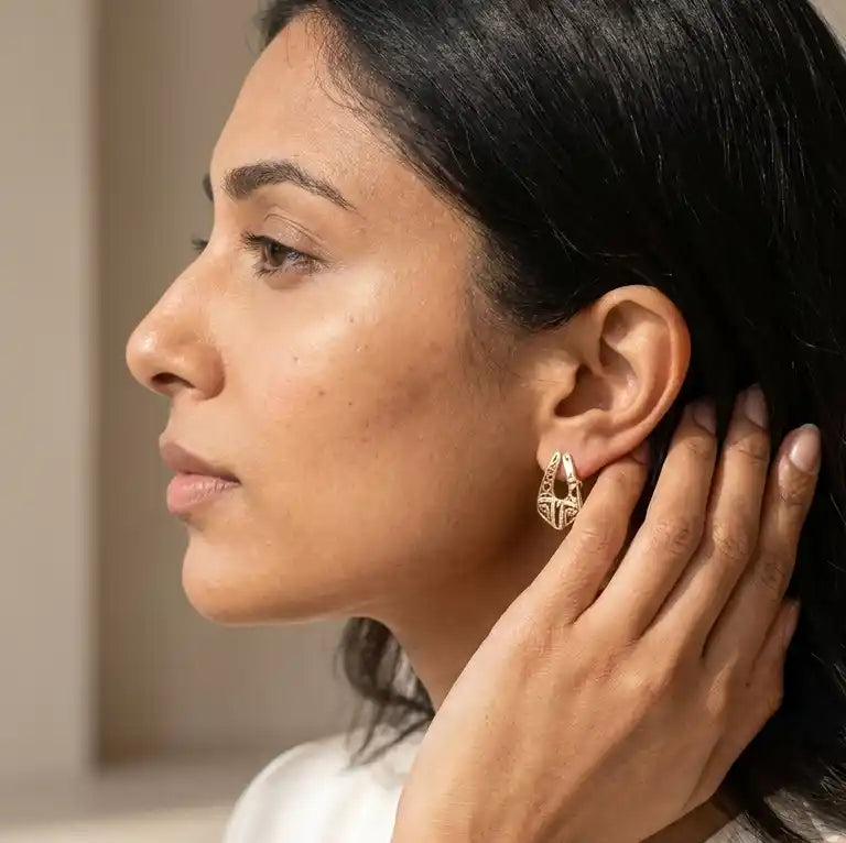 Designer Hoop Earrings