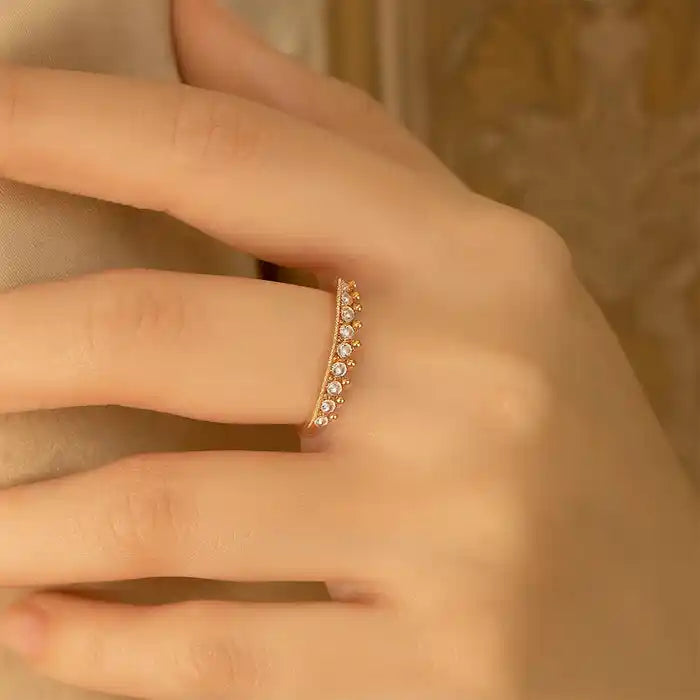 Gold Crown Ring