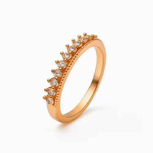 Gold Crown Ring