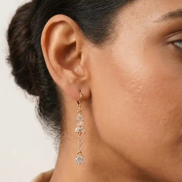 Floral Drop Earrings