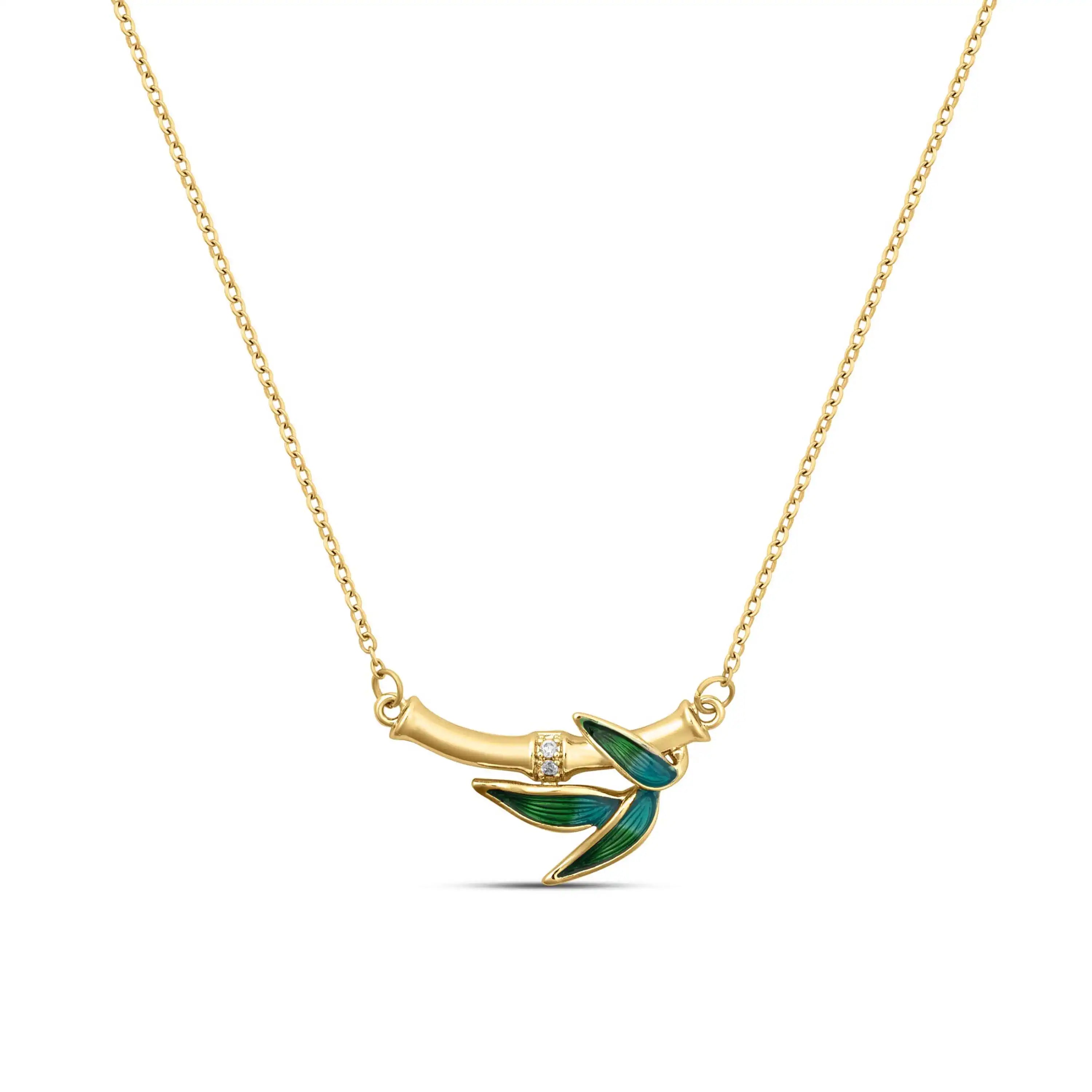 Bamboo Charm Pendant