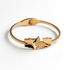 Floral Gold Cuff