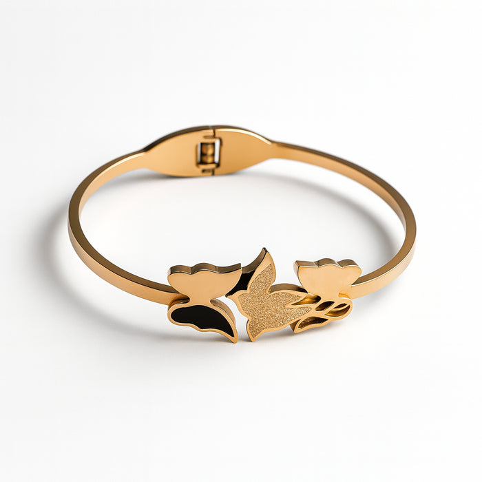 Floral Gold Cuff