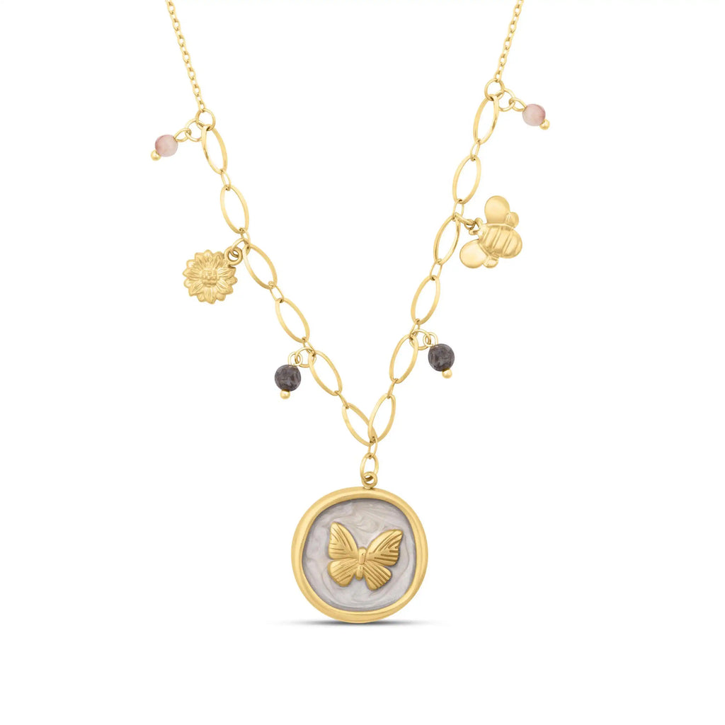 Buy Golden Butterfly Necklace Online