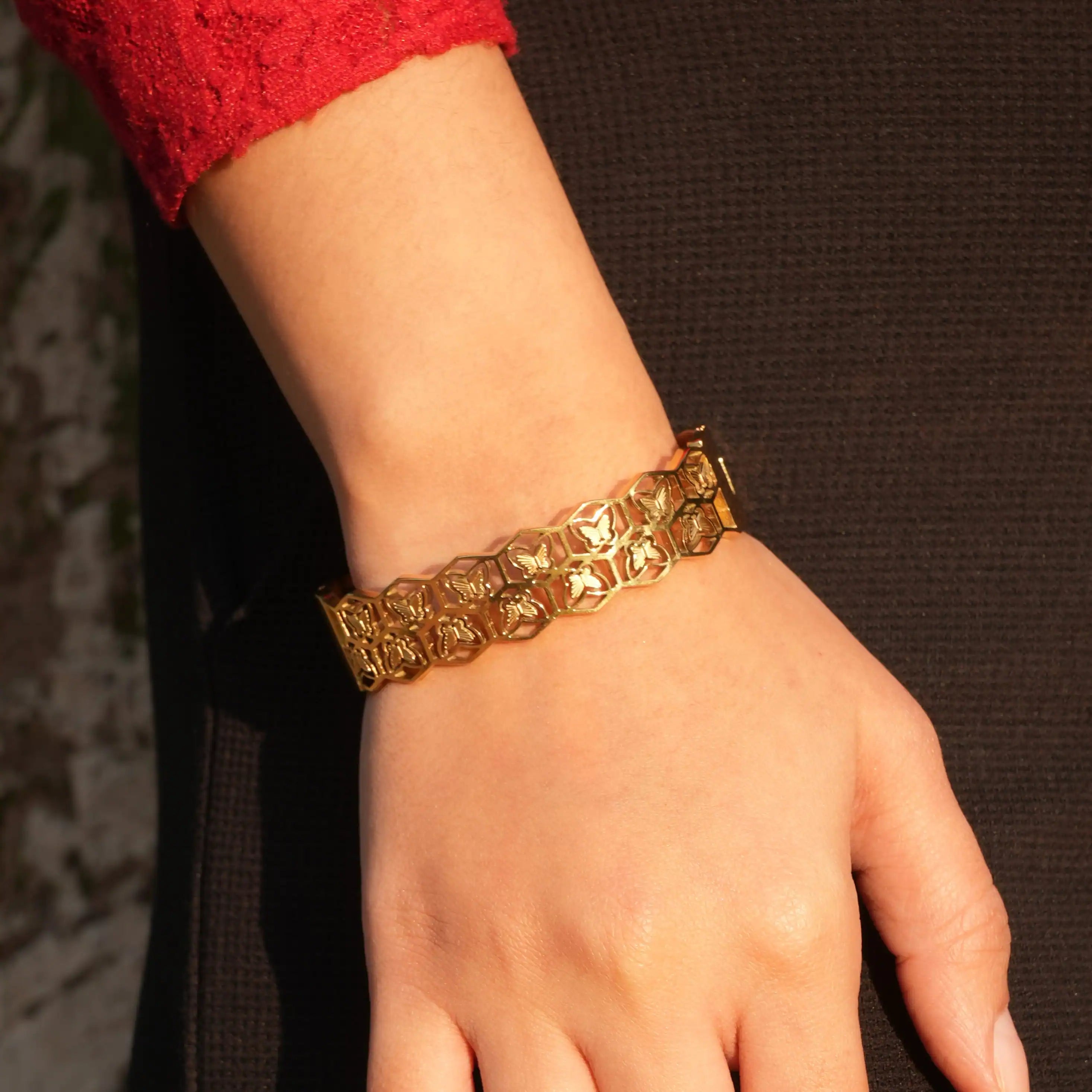 Honey Charm Cuff