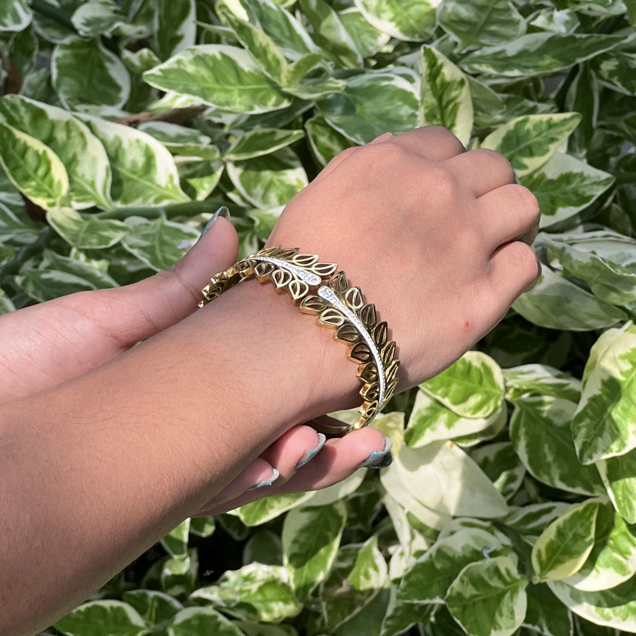 Golden Leaf Bracelet