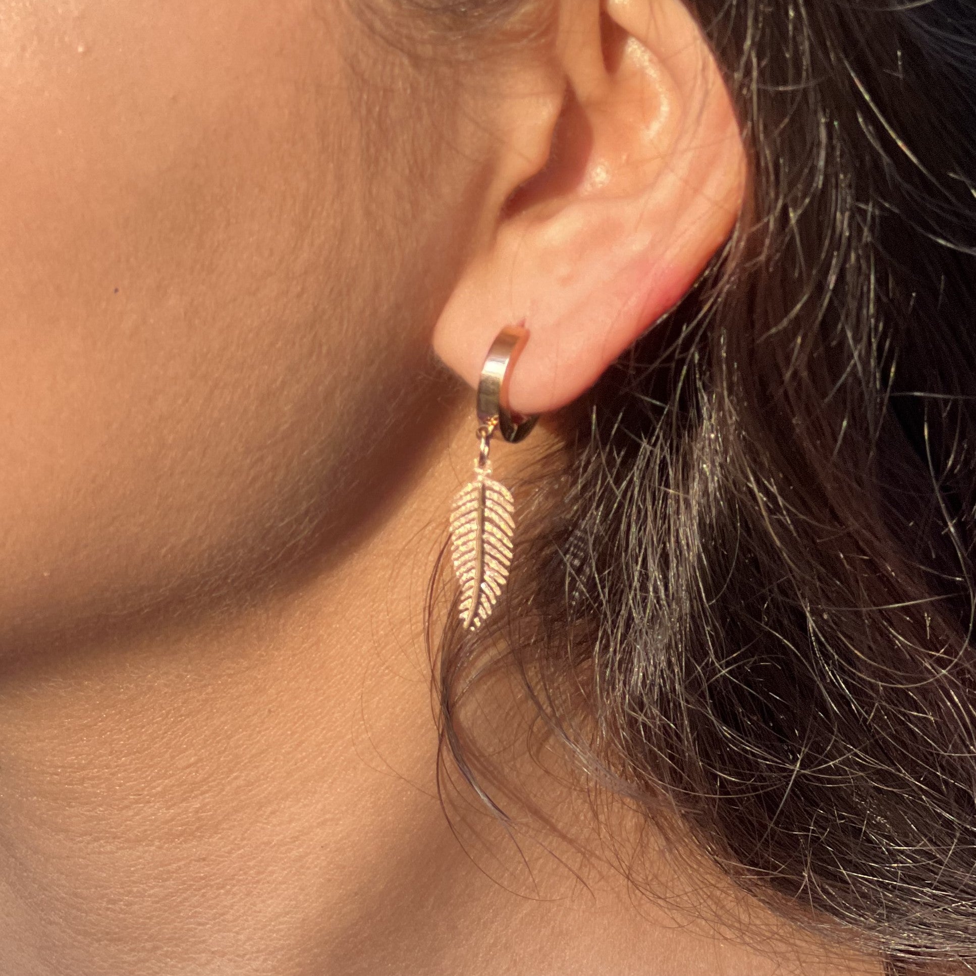 Boho Leaf Dangles