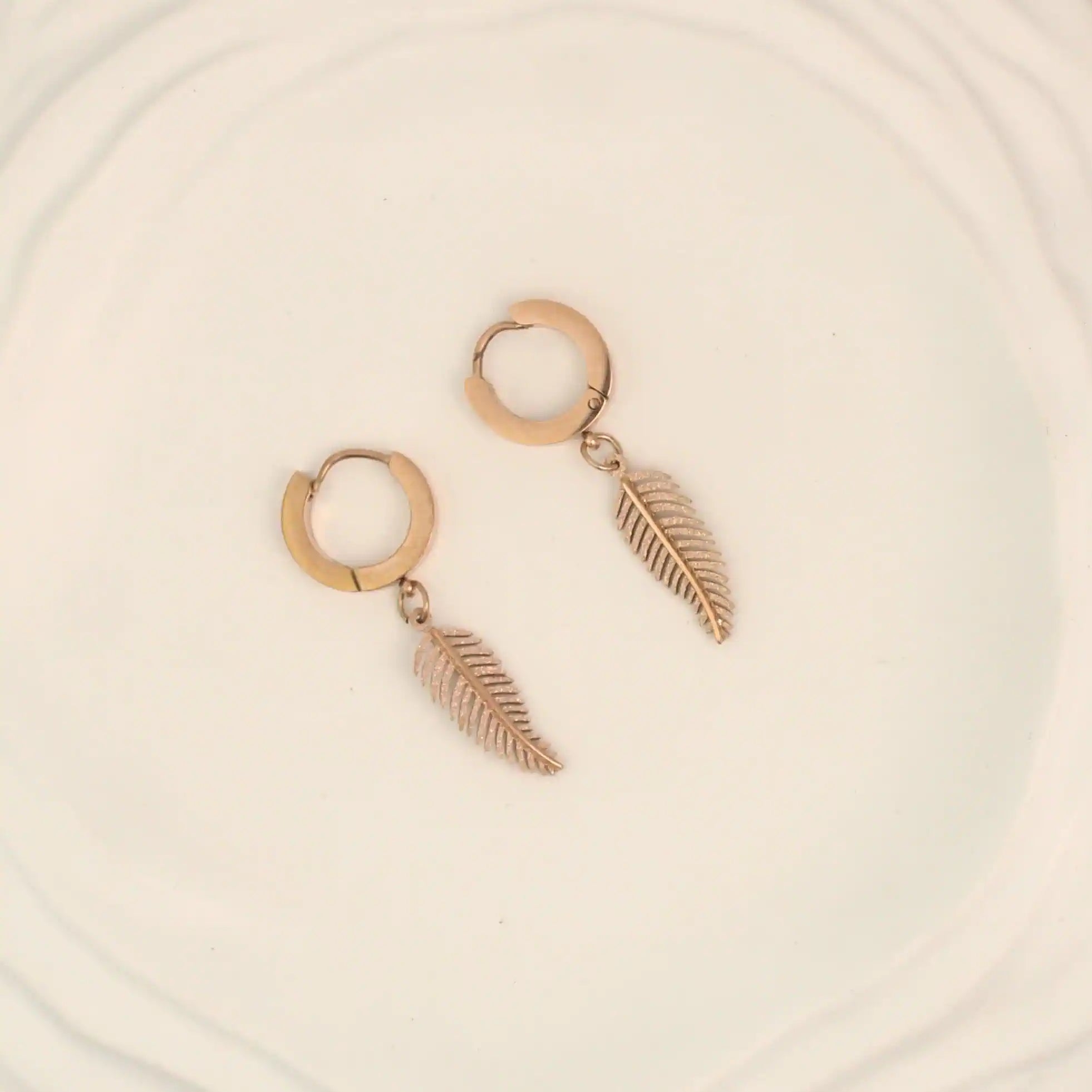 Boho Leaf Dangles