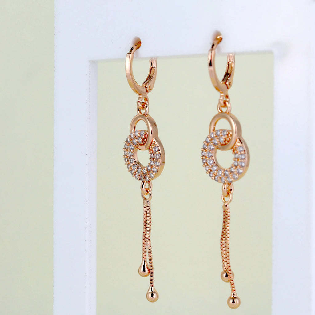 Geometric Circle Earrings
