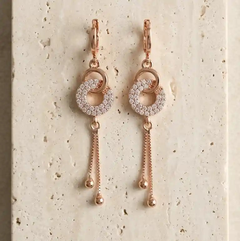 Circle Link Earrings